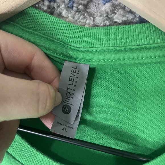 Slane Irish Whiskey Shirt Mens XL Green Graphic Promo Triple Casked T-Shirt Tee - Picture 4 of 7